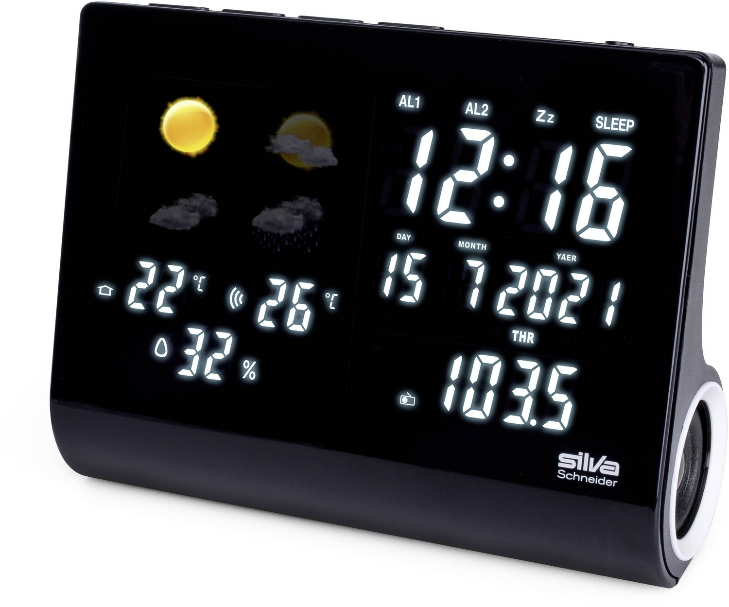 B-Ware Silva Schneider Ur Ws 1500 Radiowecker Ukw Akku Ladefunktion Weckfunktion Radio