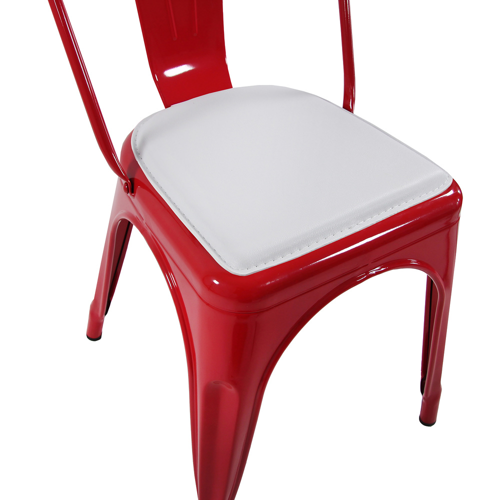 B-Ware Hjh Office Sitzkissen Magnetkissen Kissen Weiß Vantaggio Comfort Kunstleder