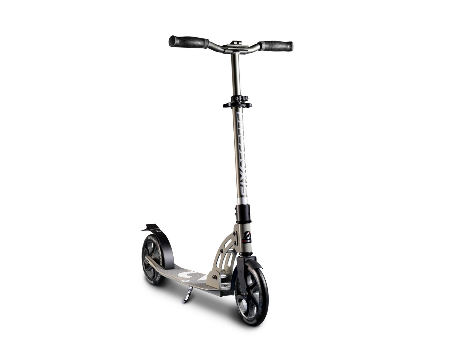 B-Ware Six Degrees Aluminium Scooter Roller Cityroller Kick Klappmechanismus Ständer