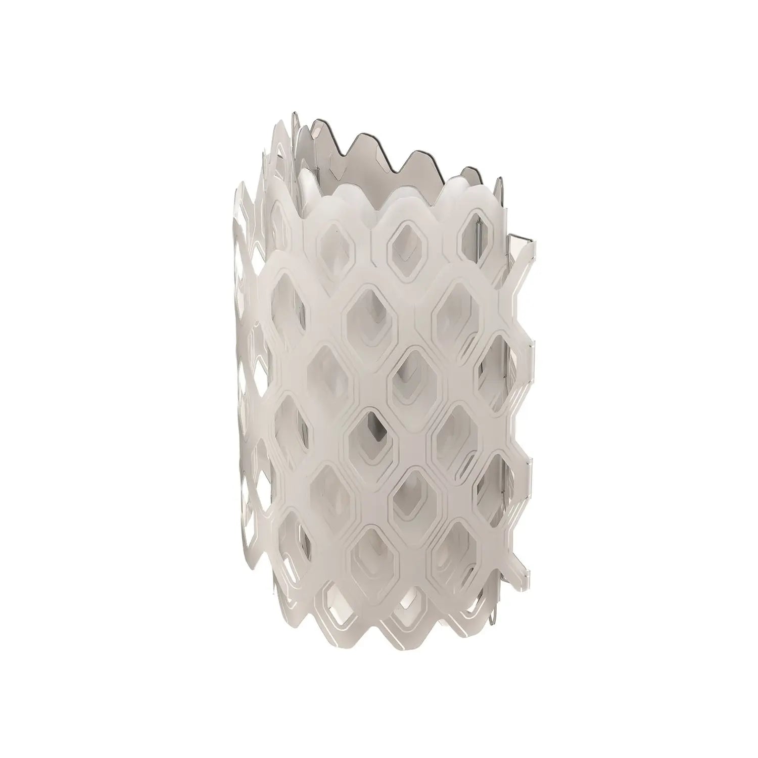 B-Ware Slamp Wandleuchte Wandlampe Charlotte Weiß Wabenmuster Polymer Siehe Text