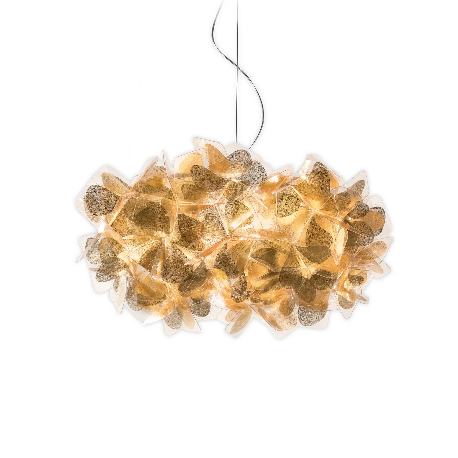 B-Ware Slamp Hängeleuchte Clizia Mama Non Mama Hängelampe Deckenlampe ø53cm Gold/K299