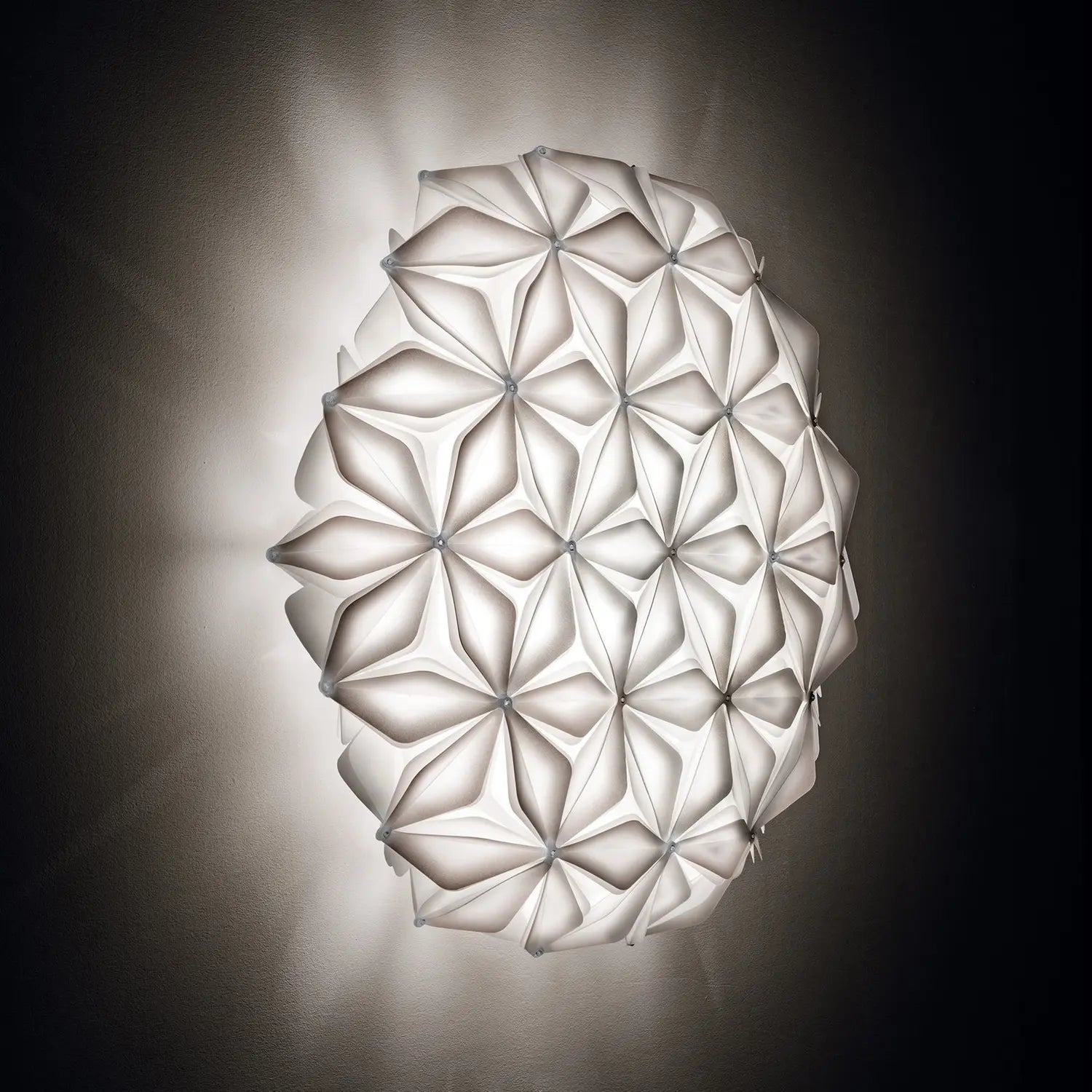 B-Ware Slamp Deckenleuchte Lampe La Vie L Weiß Polymer Breite 71cm E27 Led Dimmbar