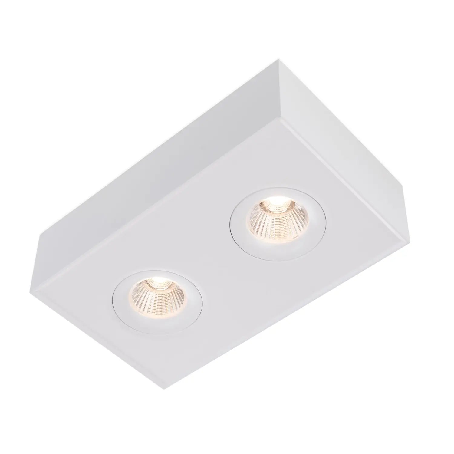 B-Ware Slc Leuchte Aufbauleuchte Deckenleuchte Led Downlight Dl04 Surface X2 Weiß 3000 K