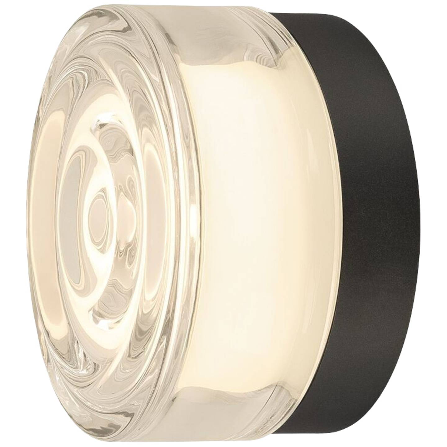 B-Ware Slv Cyft Wave Wand Und Deckenaufbauleuchte Lampe Led Licht Schwarz Ip65 Dimmbar