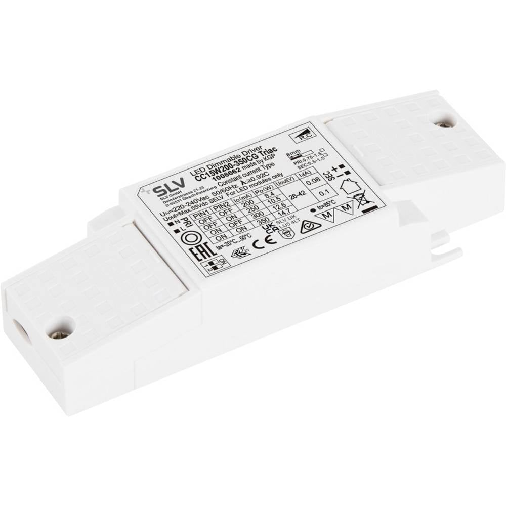 B-Ware Slv Driver Led Treiber Konstantstrom 15 W 200 350 M A Dimmbar Leuchtenzubehör