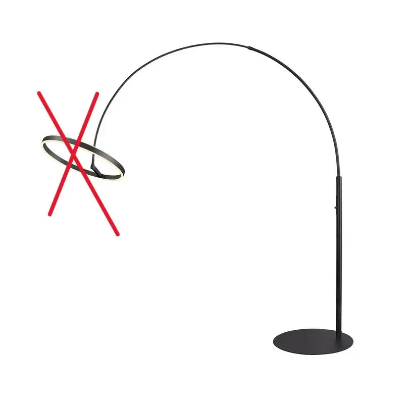 B-Ware Slv Stehlampe Standlampe Led Leuchte Bow One Schwarz Siehe Text/Foto