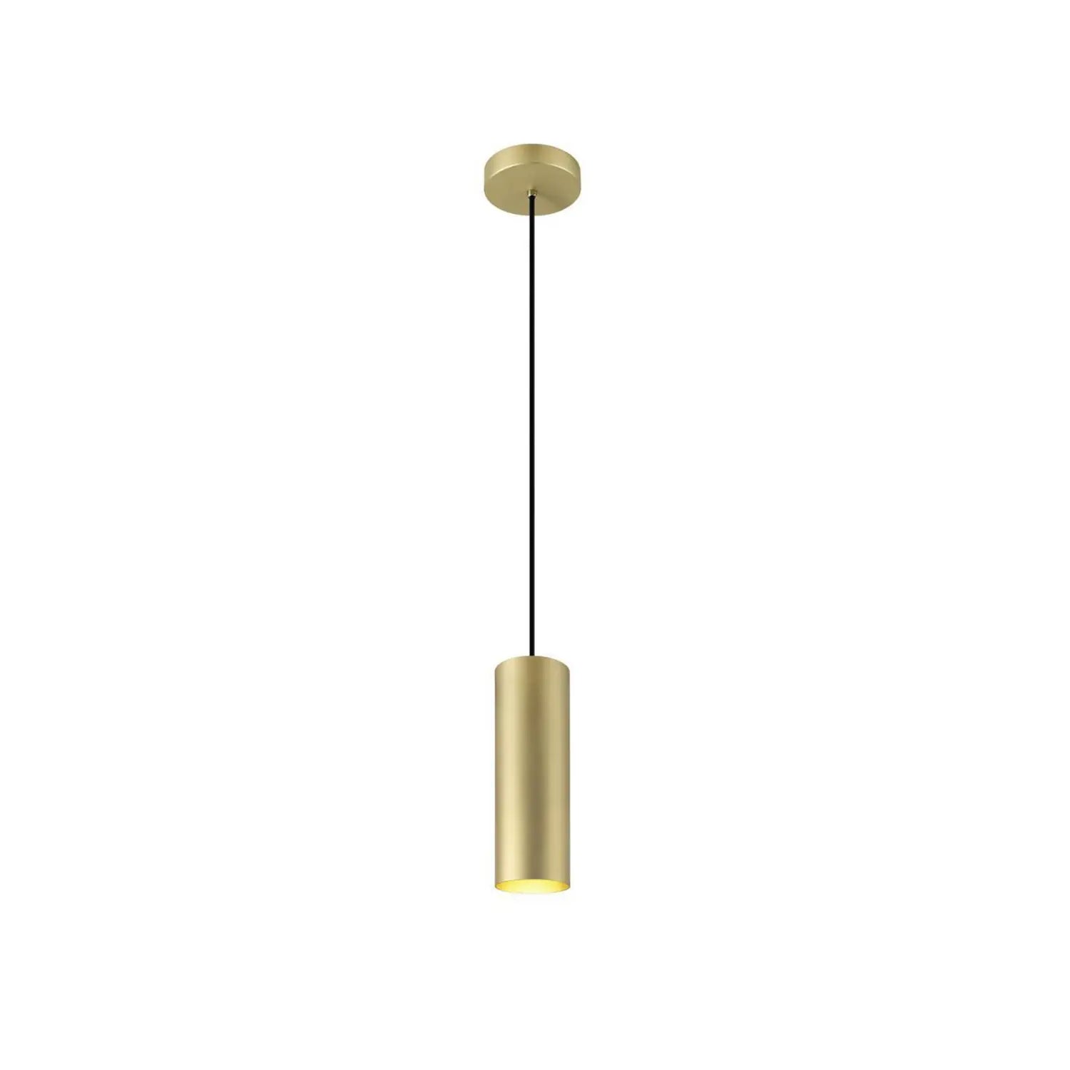 B-Ware Slv Pendellampe Hängelampe Enola Deckenleuchte Gold Matt Aluminium Metall