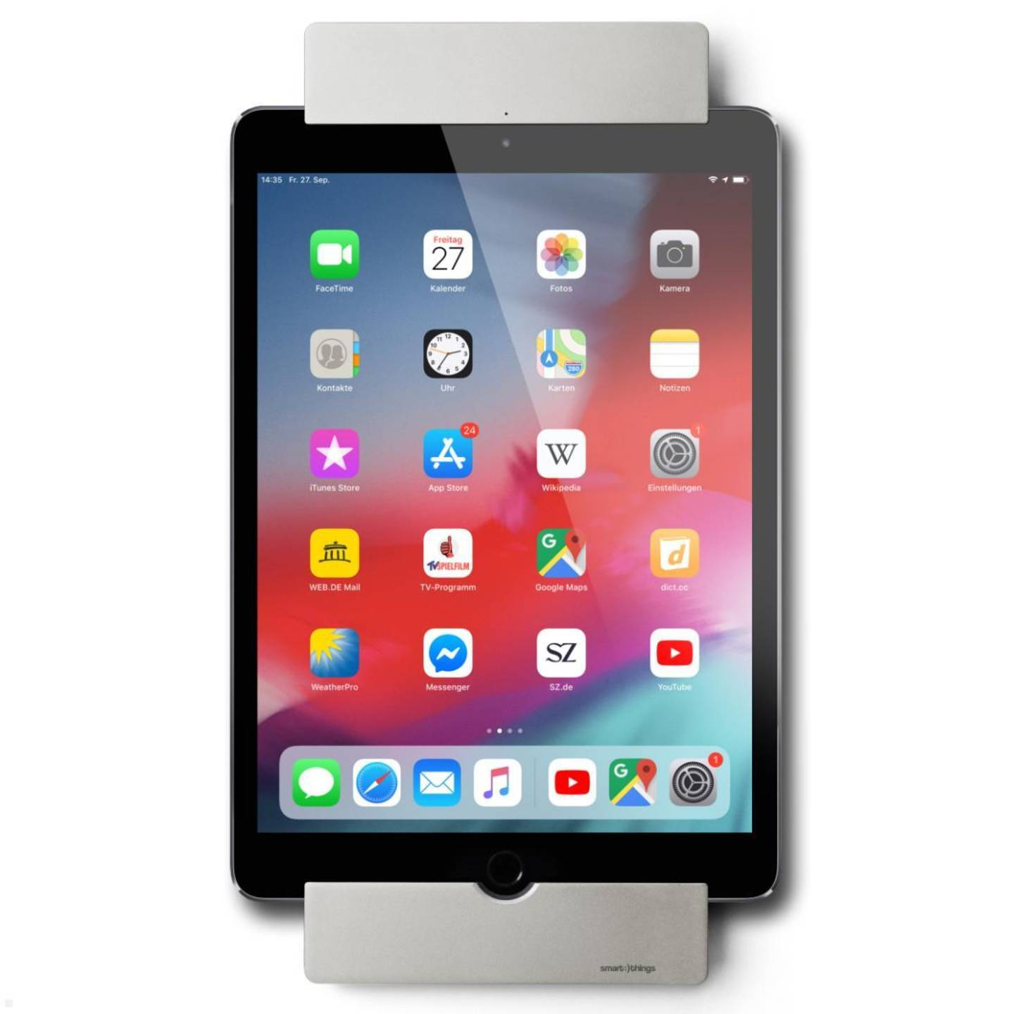 B-Ware Smart Things S Dock S21 I Pad Wandhalterung Halterung Passend Für I Pad Silber