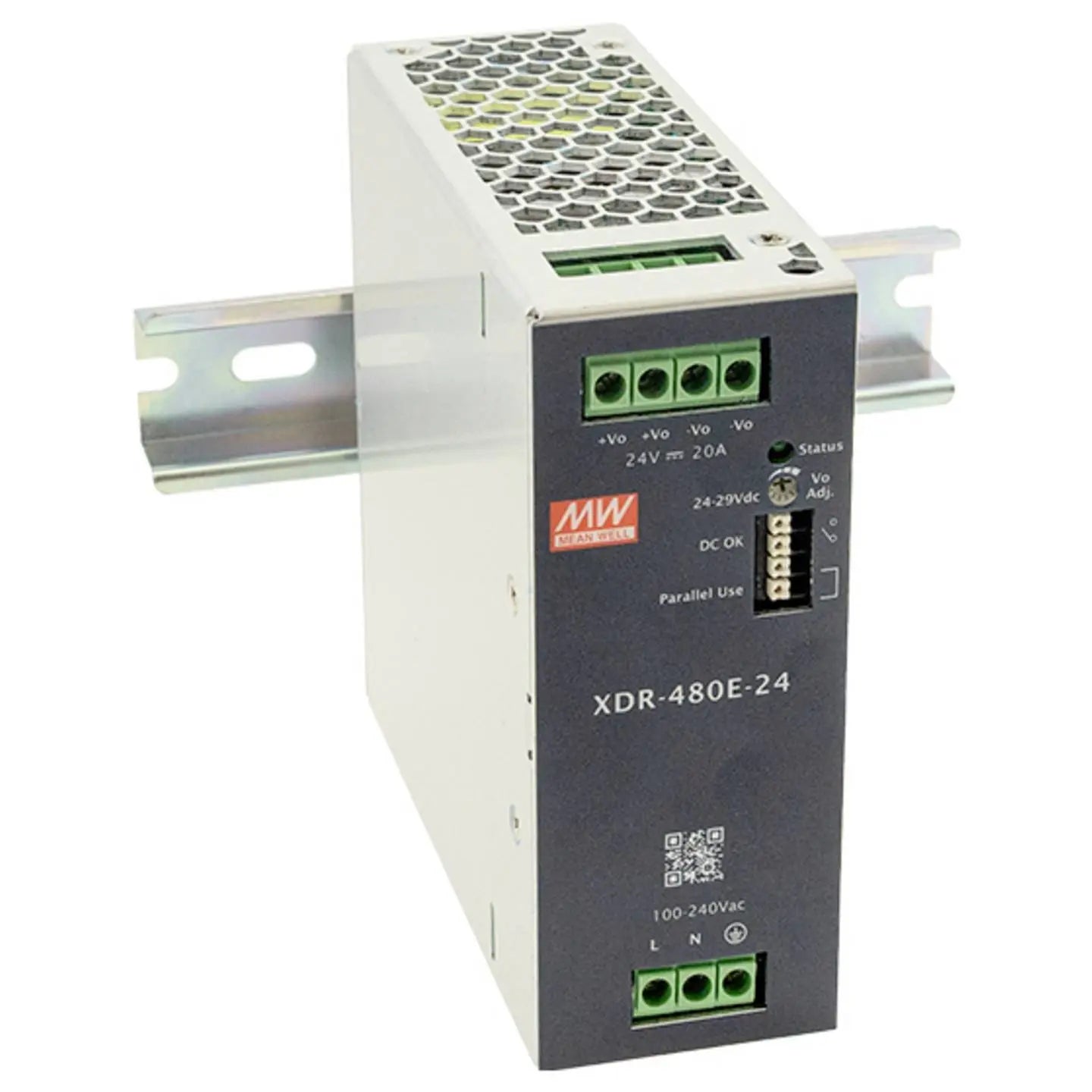 B-Ware Mean Well Snt Hutschienen Netzteil Din Rail Schiene 480 W 24 V 20 A Industrie