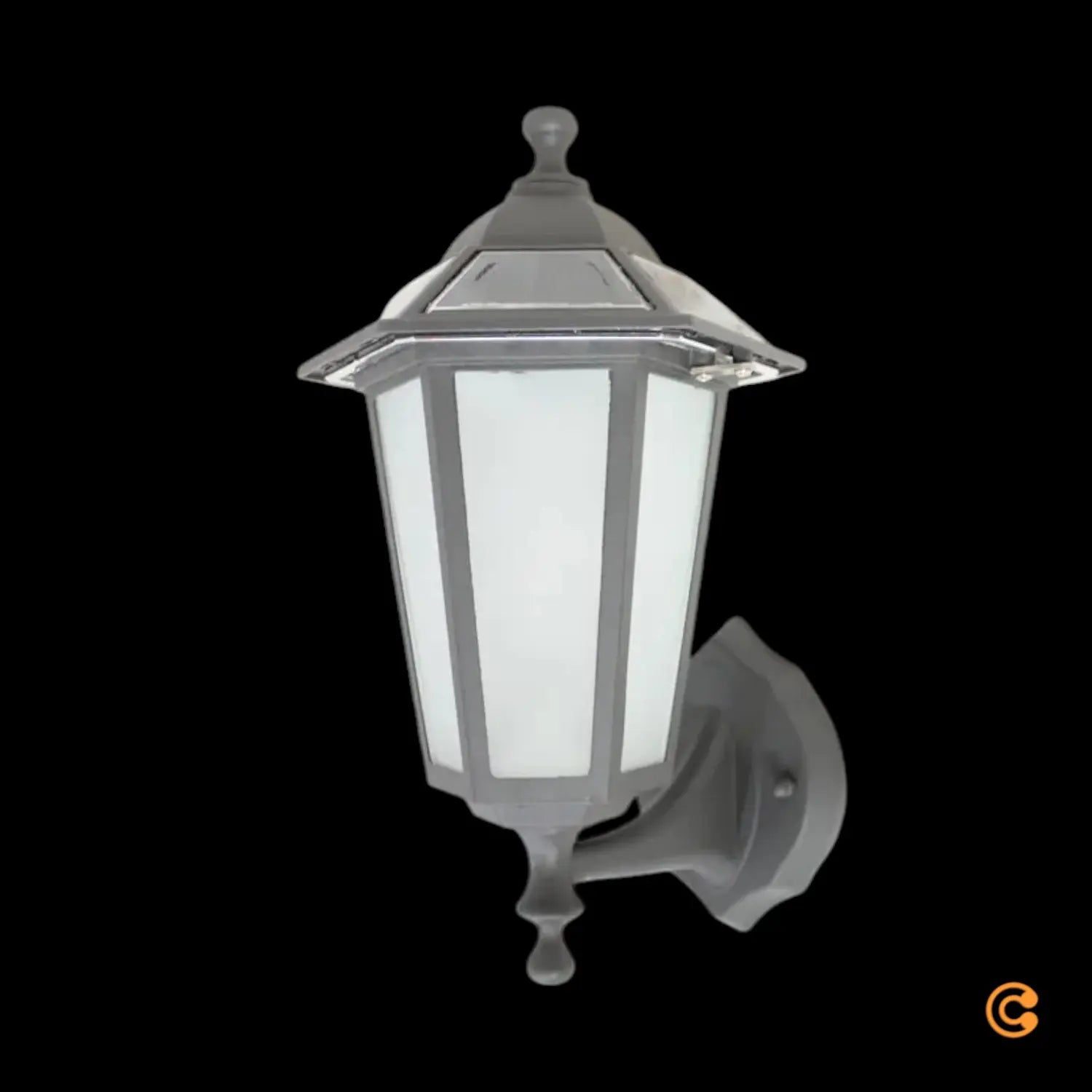 B-Ware Lampenwelt Außenleuchte Wandleuchte Solar Led Kristin Schwarz Garten 40 Cm Ip44