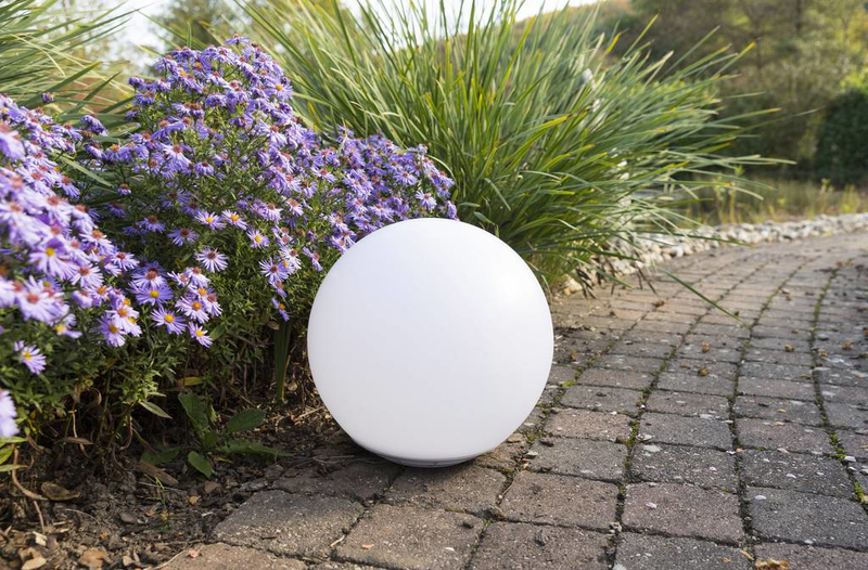 B-Ware Heitronic Solar Dekoleuchte Globo 37234 Solarkugel Led 0.4 W Weiß Beleuchtung