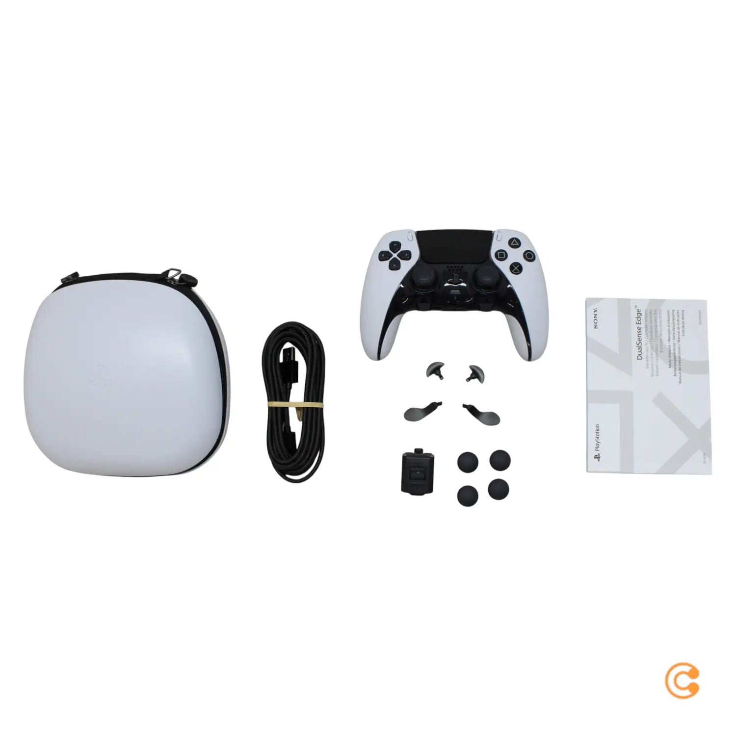 B-Ware Sony Gamepad Controller Dual Sense Edge Play Station 5 Schwarz Weiß Bluetooth Akku