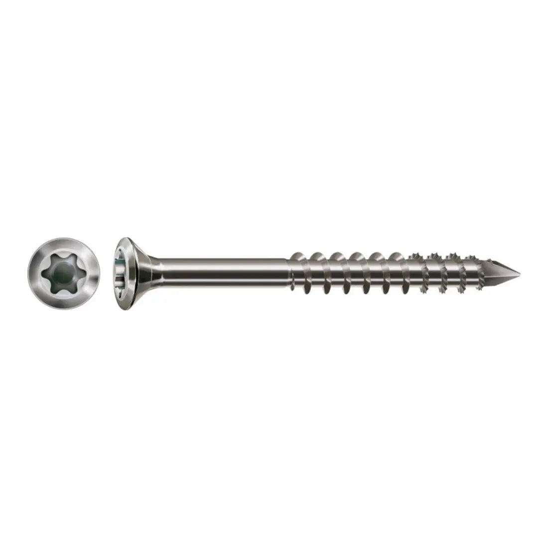 B-Ware Spax Fassadenschrauben Schrauben Edelstahl A2 Linsensenkkopf 4,5x70mm 100 Stück