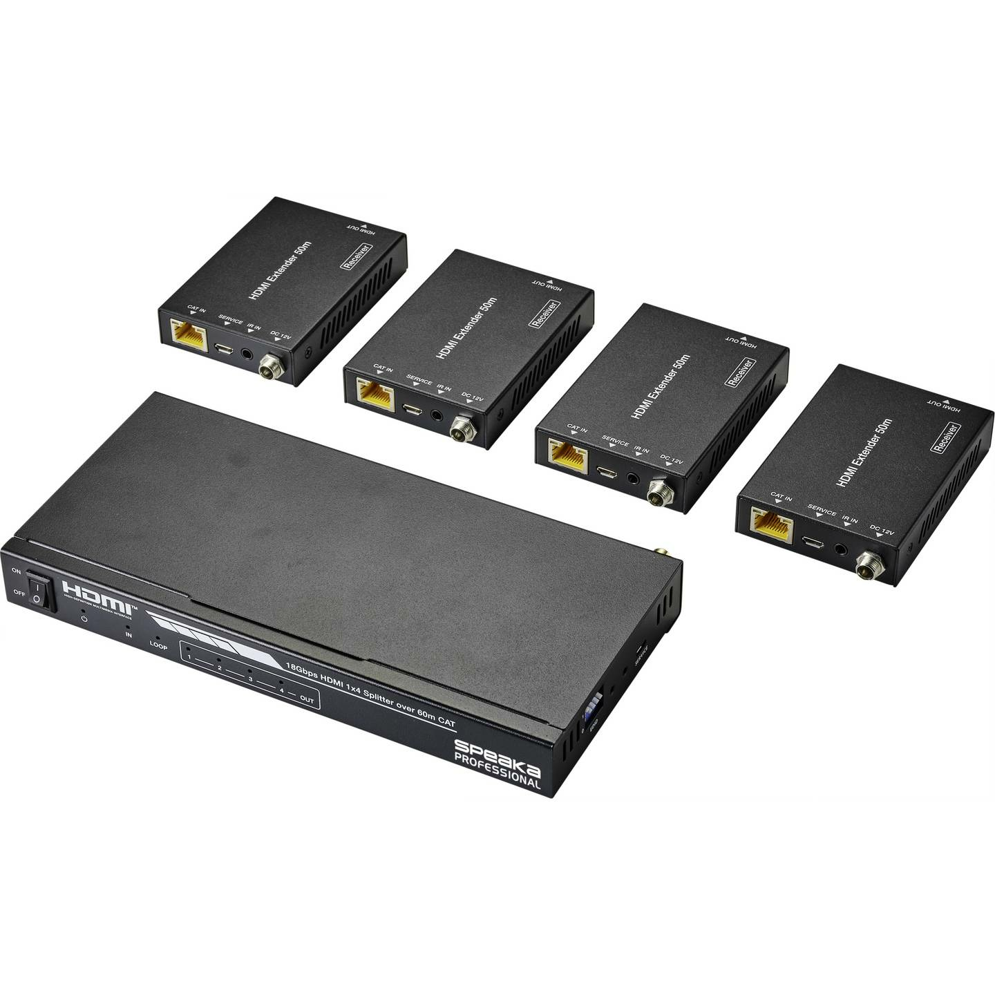 B-Ware Spea Ka Professional Sp Hds 700 Hdmi Hdmi Extender über Netzwerkkabel Rj45 50 M