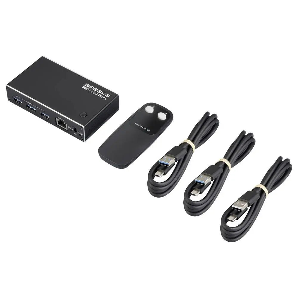 B-Ware Spea Ka Professional Hdmi Switch Kvm Umschalter Fernbedienung Usb 3.0 Schwarz Pn P
