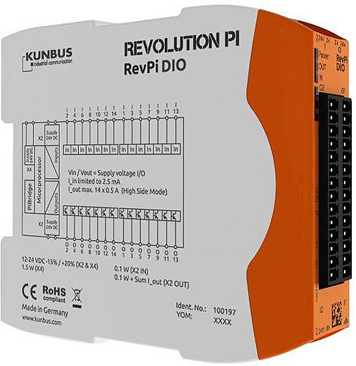 B-Ware Sps Erweiterungsmodul Kunbus Rev Pi Dio Pr100197 24 V