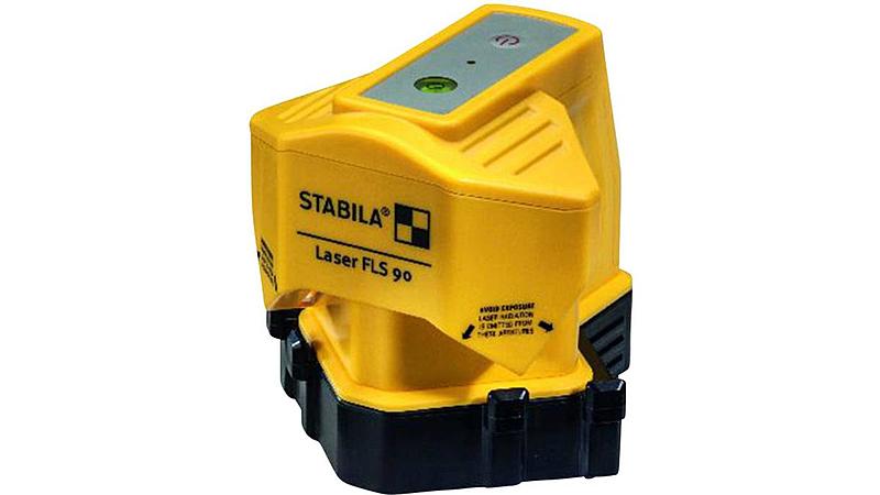 B-Ware Stabila Bodenlinienlaser Lasergerät Fls 90 Reichweite 15m Tasche Zielplatte