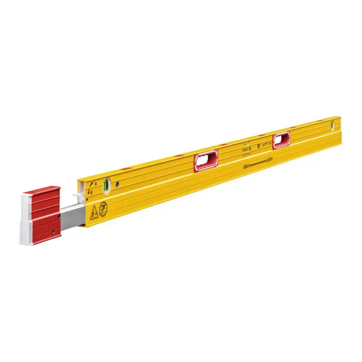 B-Ware Stabila Wasserwaage Libelle Teleskopsystem Magnet Messwerkzeug Gelb Aluminium