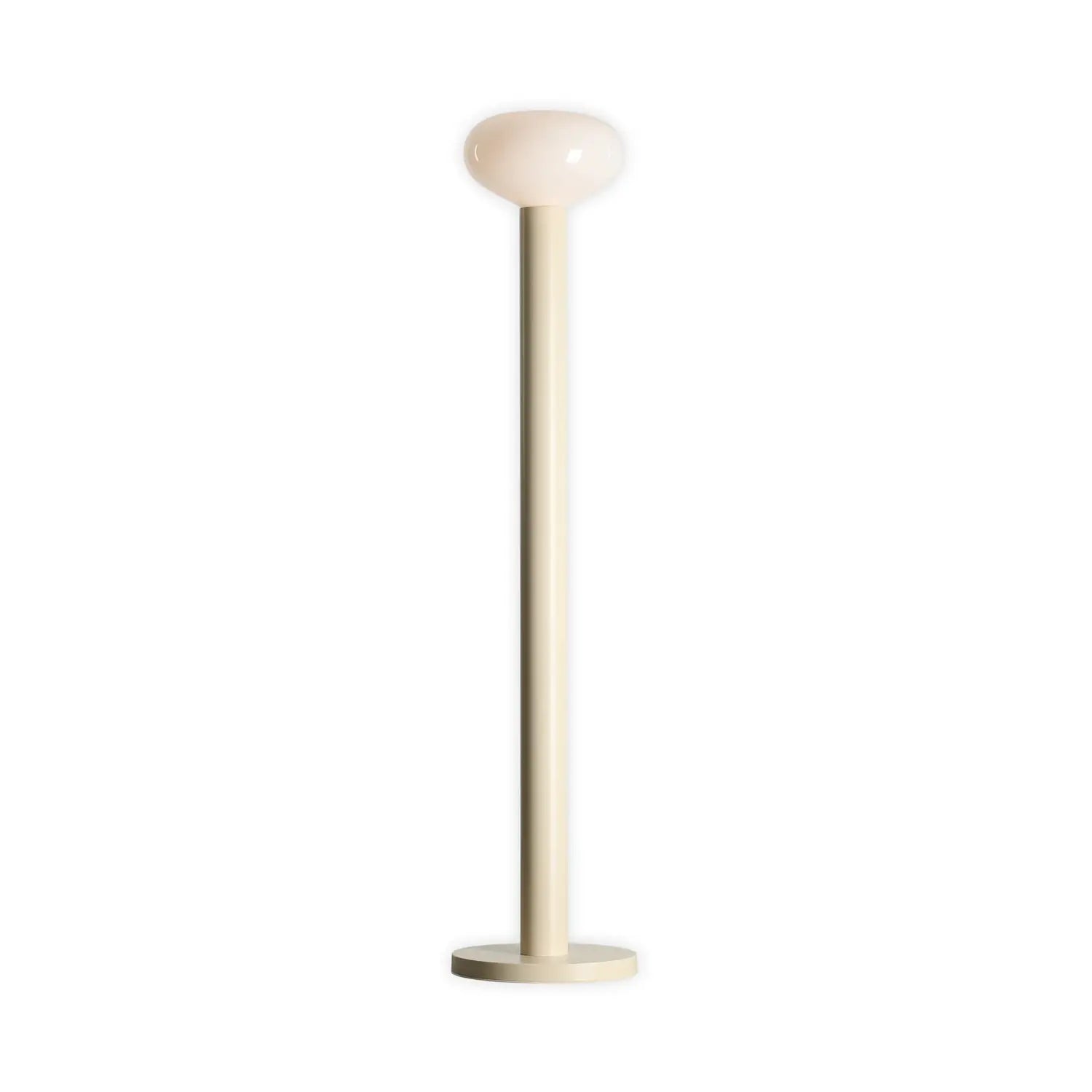 B-Ware Stehleuchte Standlampe Flo Beige Glas Metall 138 Cm E14 Led Lampe Schalter