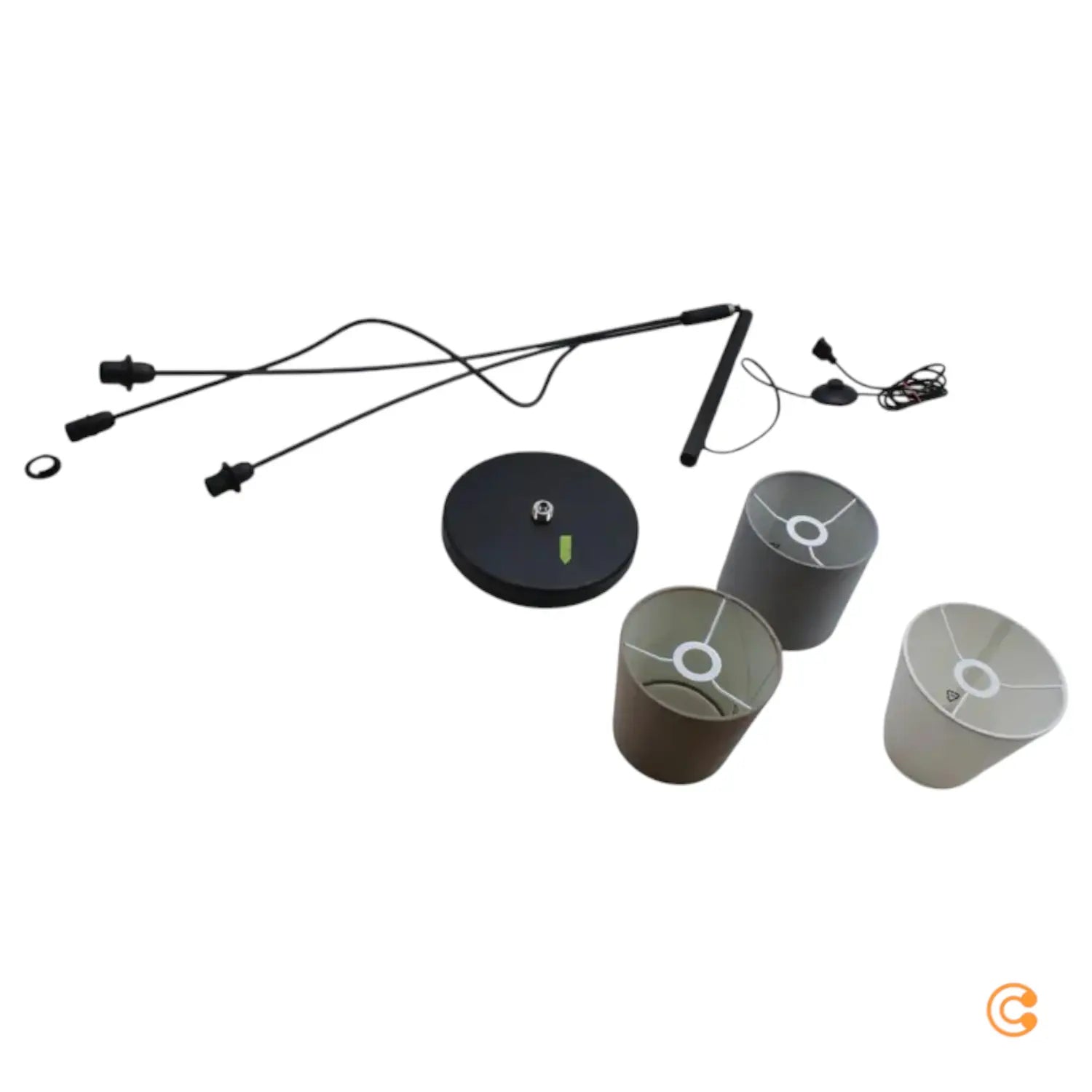 B-Ware Zipcode Design Macey Led Stehleuchte Leselampe Standleuchte Siehe Text/Foto