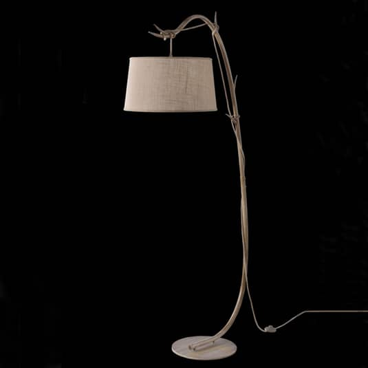 B-Ware Mantra Iluminación Stehleuchte Stehlampe Lampe Leuchte Sabina Textilschirm E27