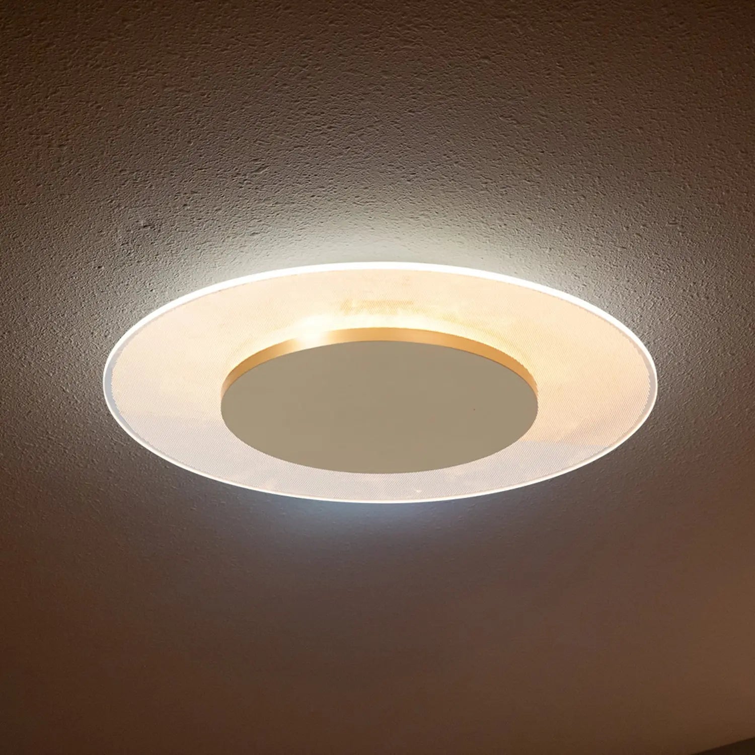B-Ware Steinhauer Deckenleuchte Lampe Led Lido Goldfarben ø 36 Cm Dimmbar 2700 K Leuchte