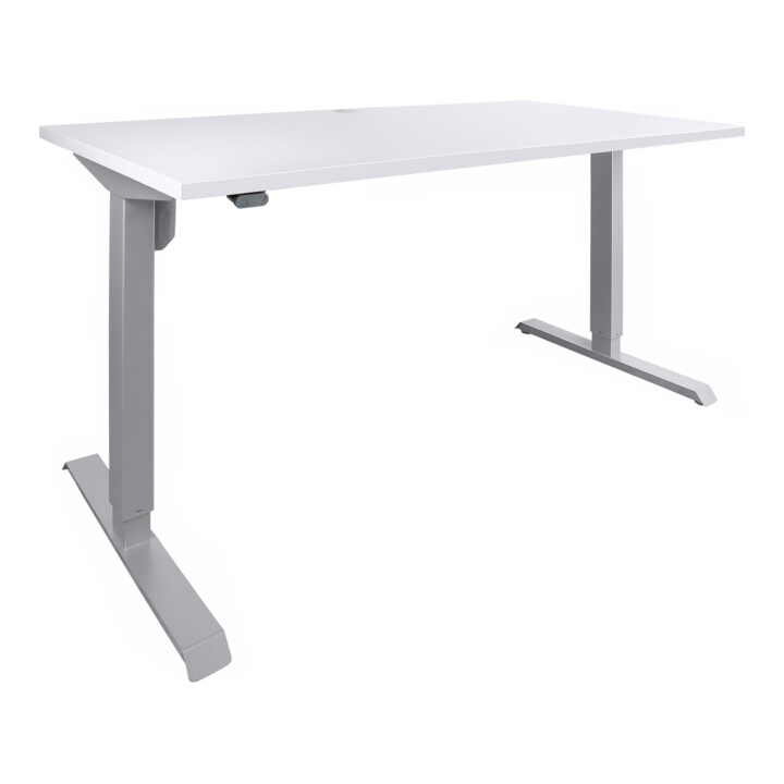 B-Ware Stier Schreibtisch Tisch Arbeitsplatz Elektrisch Höhenverstellbar 160x80cm Weiß