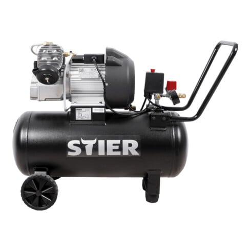 B-Ware Stier Kompressor Verdichter Lkt 615 10 50 Druckluftgerät 50l Siehe Text