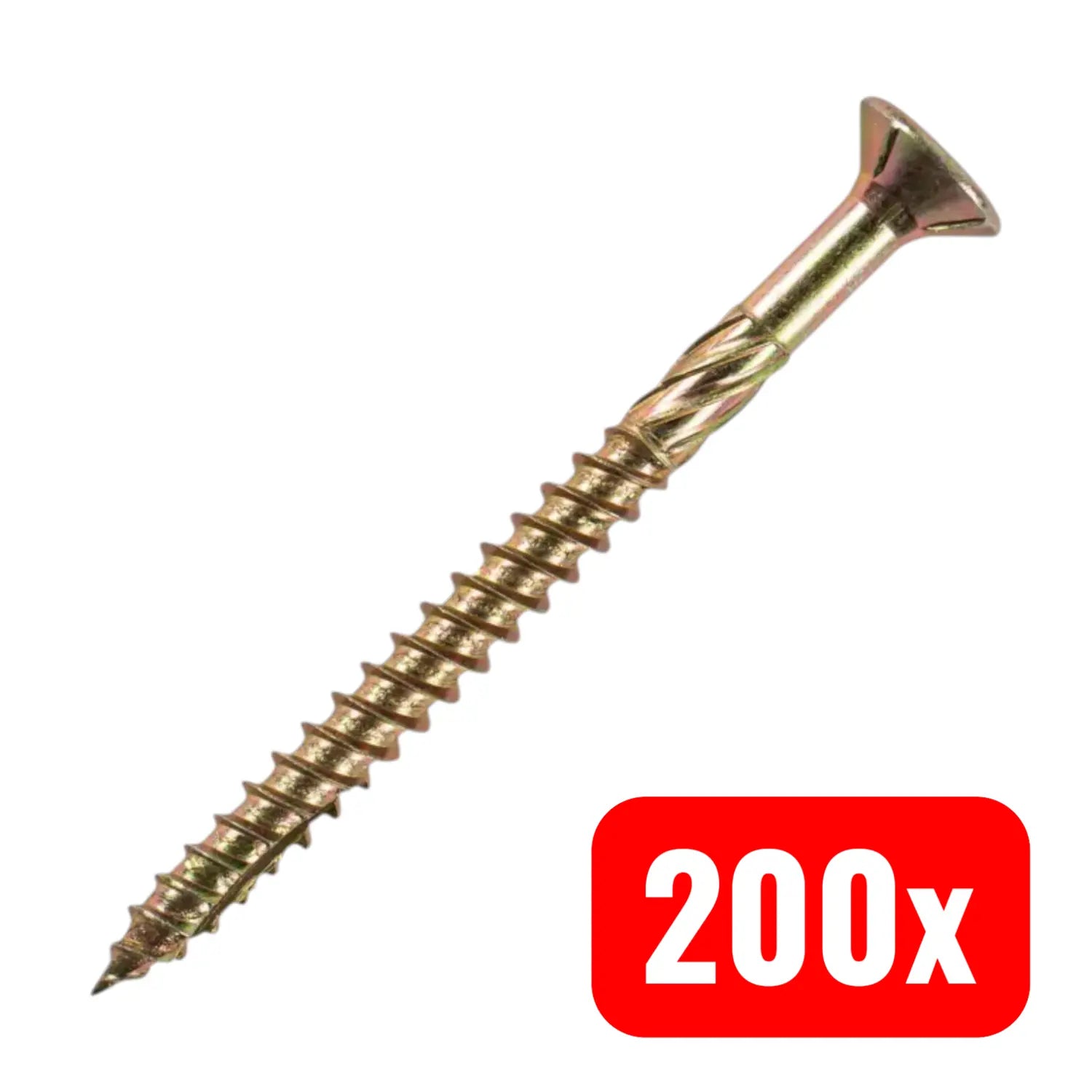 B-Ware Stier Schraube Spanplattenschraube 6x100 Mm Stahl Gelb Tx 30 Senkkopf 200 Stück