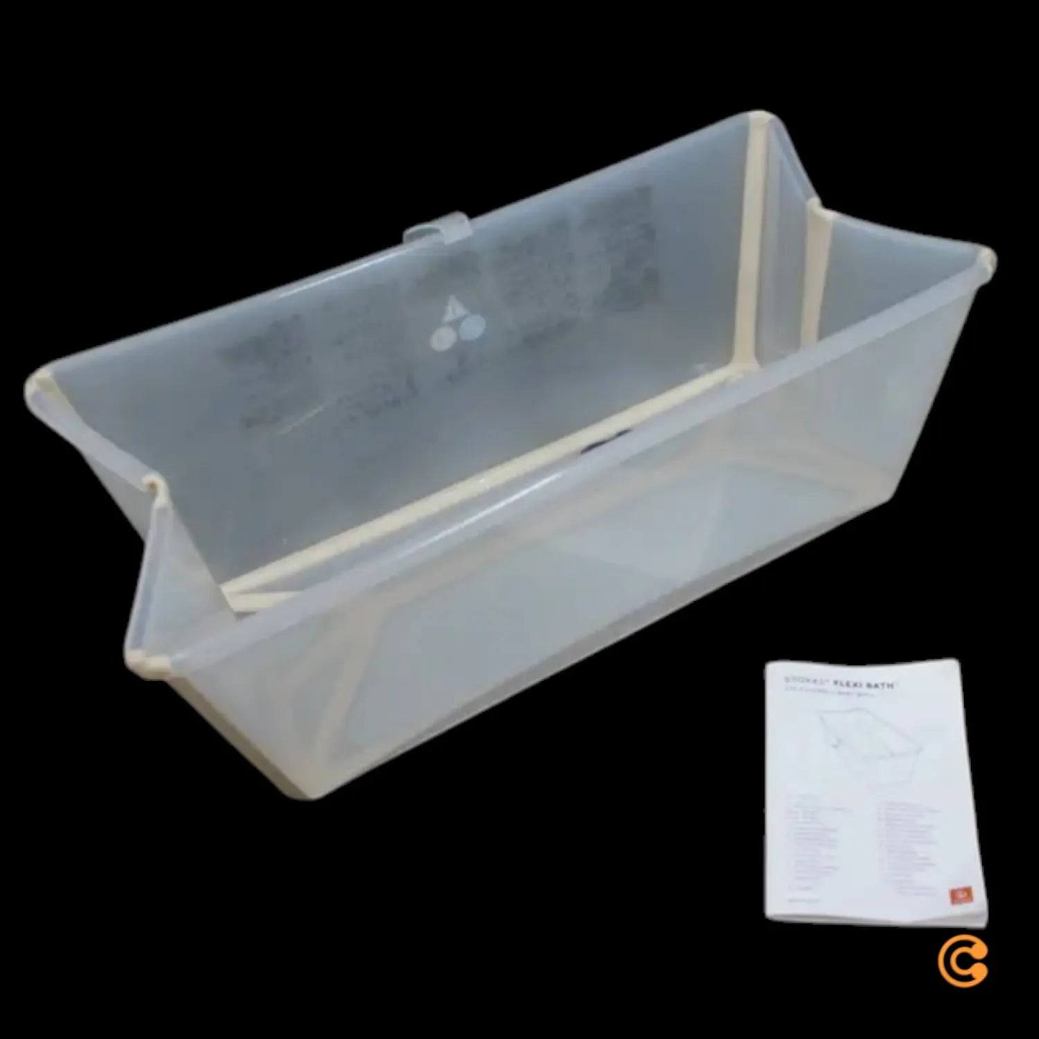 B-Ware Stokke Badewanne Babywanne Kinder Flexi Bath Faltbar Sandy Beige Siehe Text/Foto
