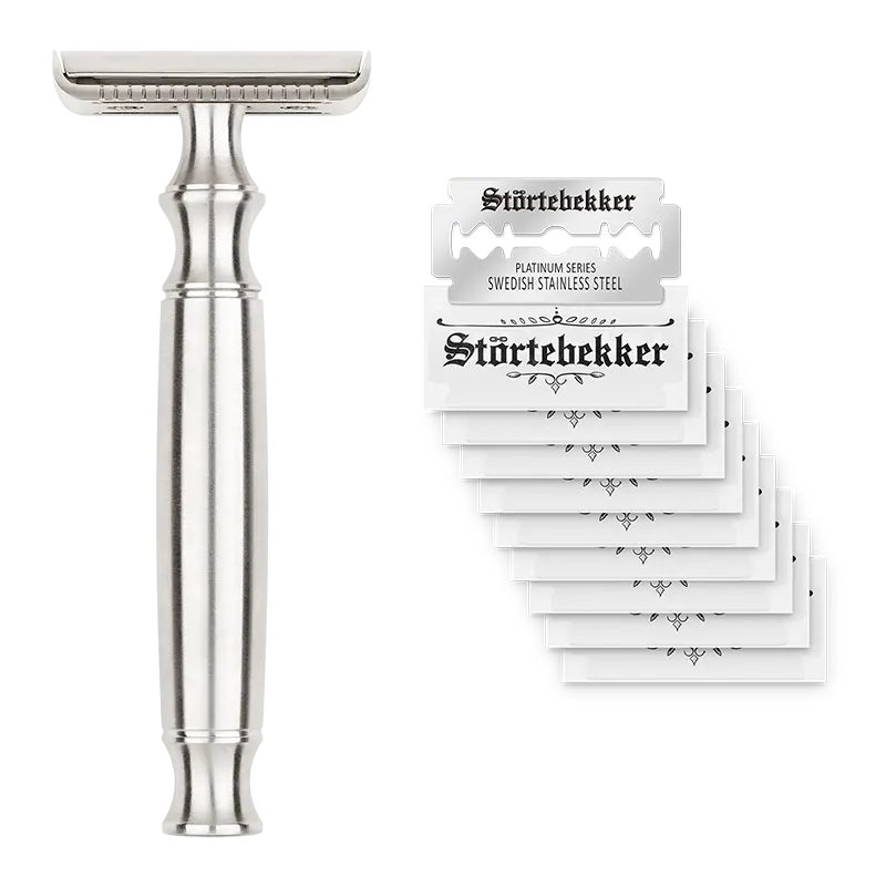 B-Ware Störtebekker Rasierhobel Rasierer Premium Rostock Edelstahl Klassische Rasur311