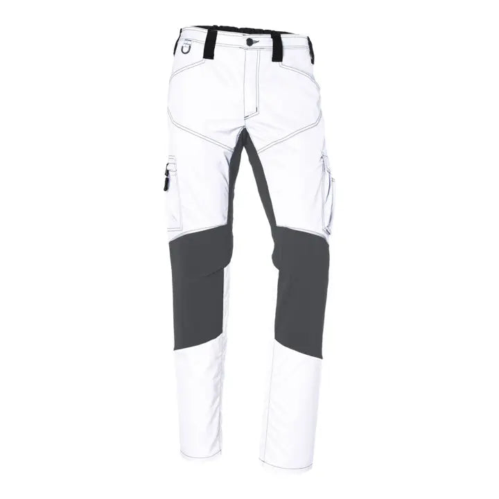 B-Ware Kübler Arbeitshose Bundhose Activiq Hose Weiß Anthrazit Größe 98