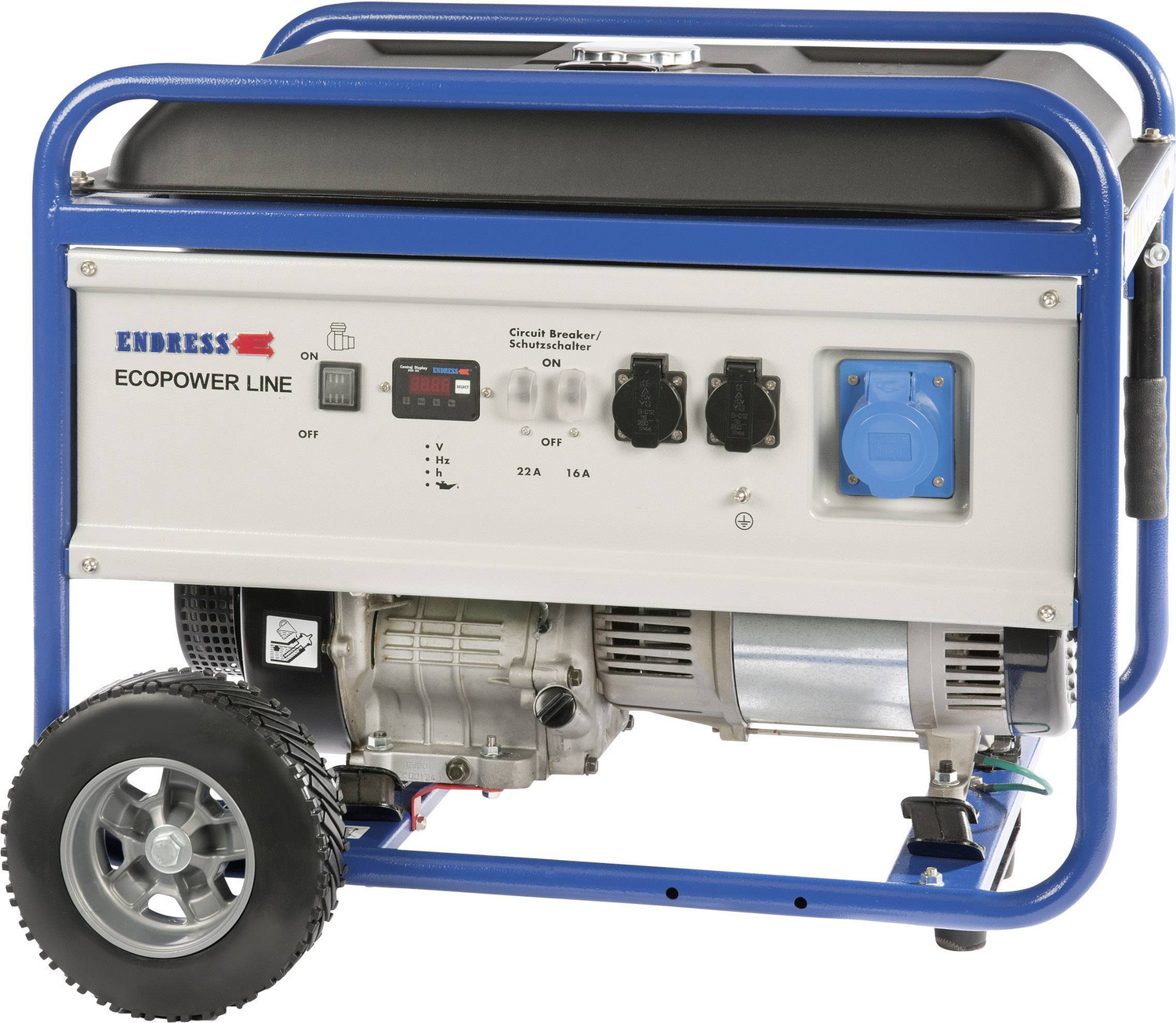 B-Ware Endress Ese 6000 Bs 4 Takt Stromerzeuger 230 V/Ac 90kg 5500 W Netzgerät Netzteil