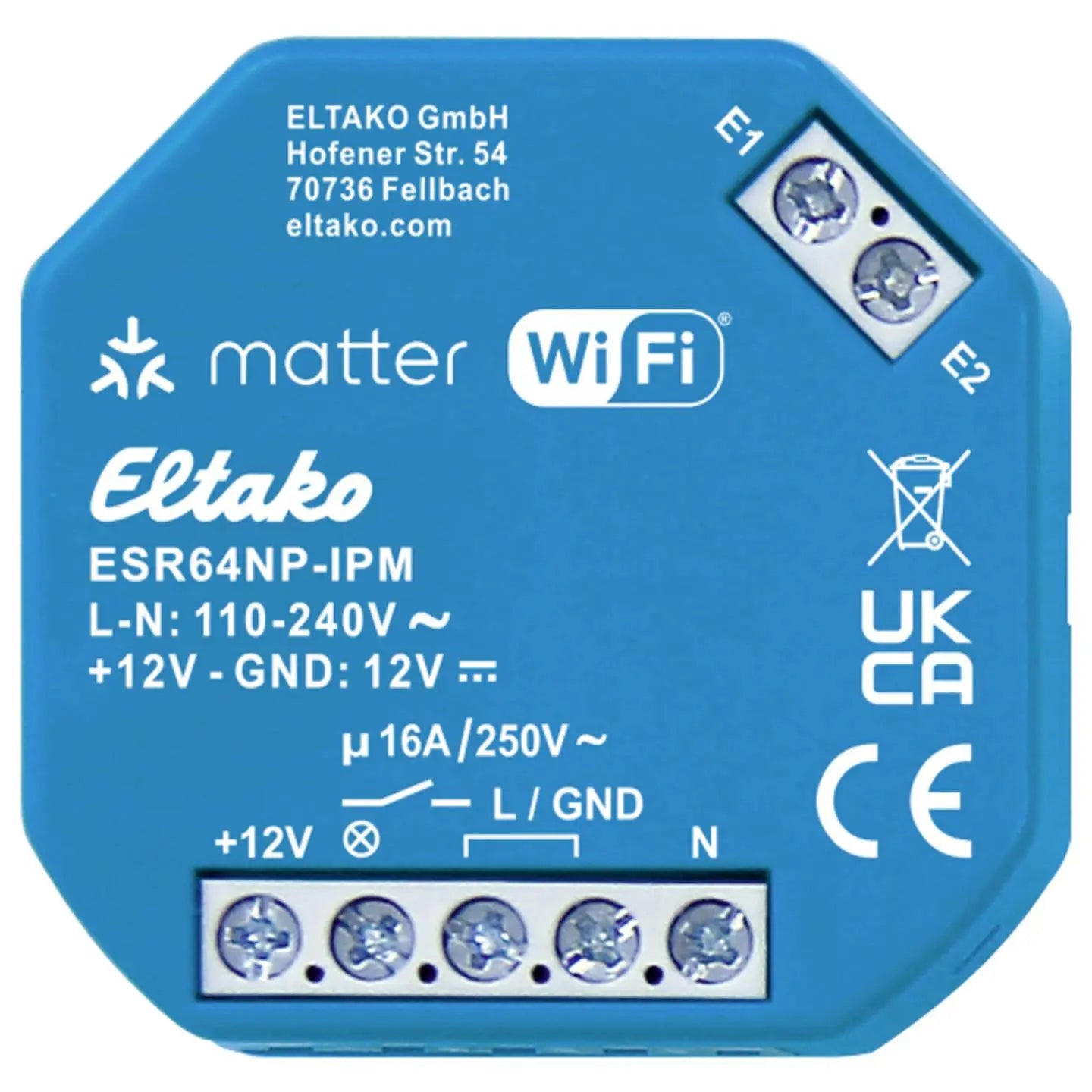 B-Ware Eltako Stromstoß Schaltrelais Relais Esr64 Np Ipm Smart Home Blau Ip Matter Wi Fi