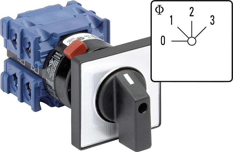 B-Ware Kraus & Naimer Ch10 A241 600 Ft2 Stufenschalter 20 A 3 X 40 ° Grau, Schwarz 1 St