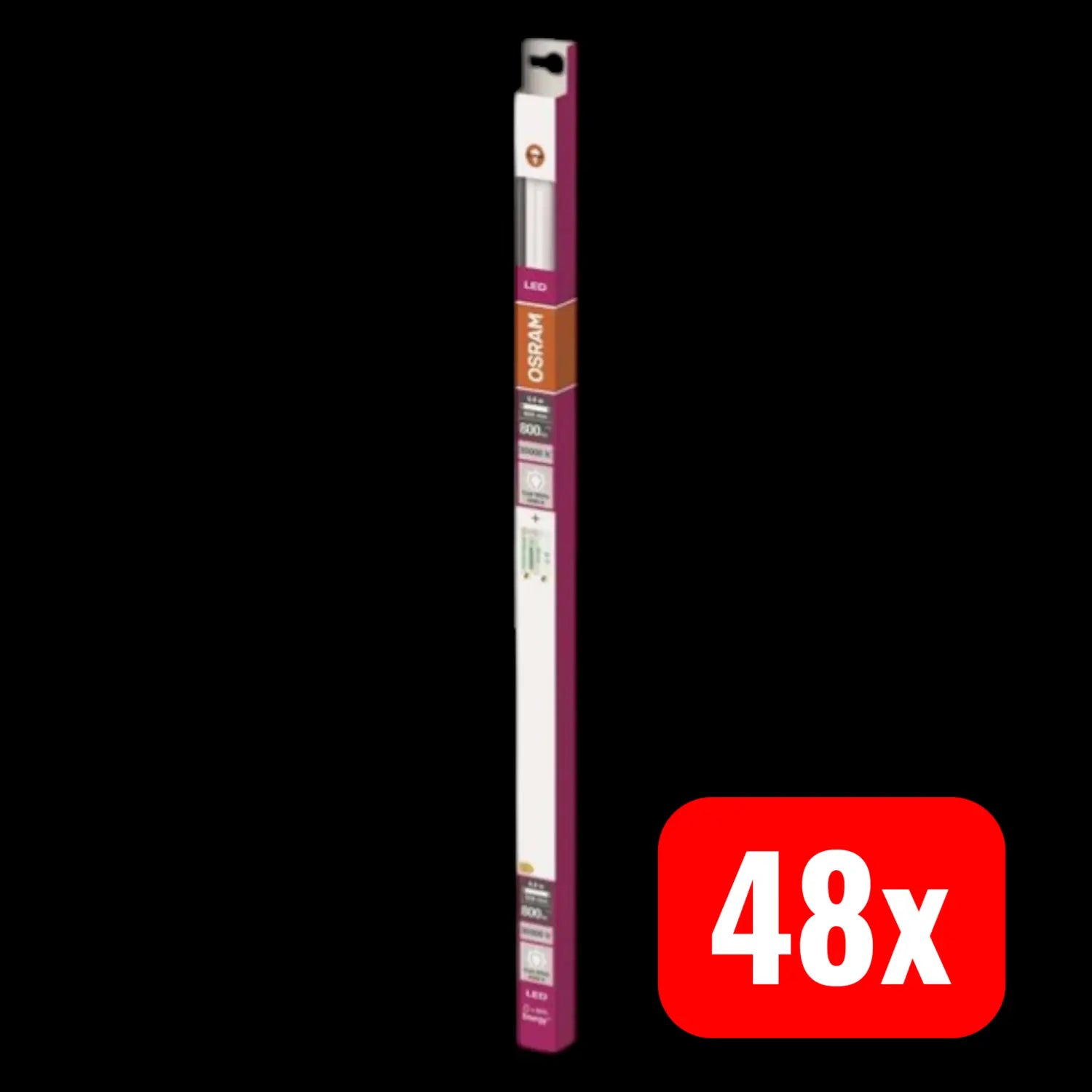 B-Ware Osram Led Eek E A G G13 Röhrenform T8 Kvg 6.6 W = 18 W Neutralweiß 48 Stück