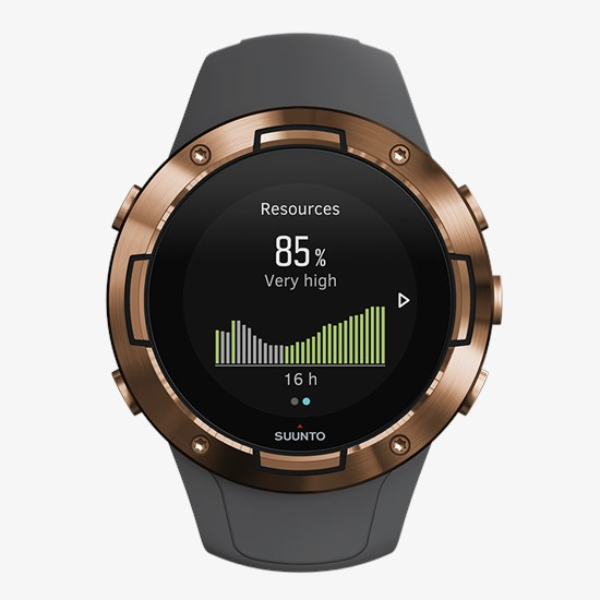 B-Ware Suunto 5 Sportuhr Gps Uhr Uhr Smartwatch Laufuhr Fitnesstracker Grau Kupfer