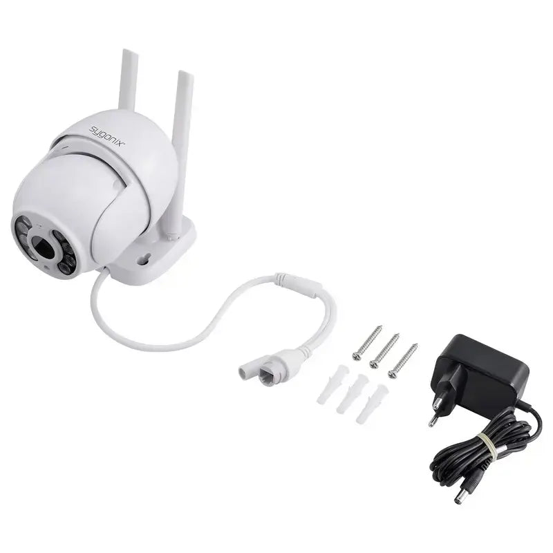 B-Ware Sygonix Ptz Zusatzkamera überwachungskamera Funkkamera Ptz Außen Weiß Sy 6440258