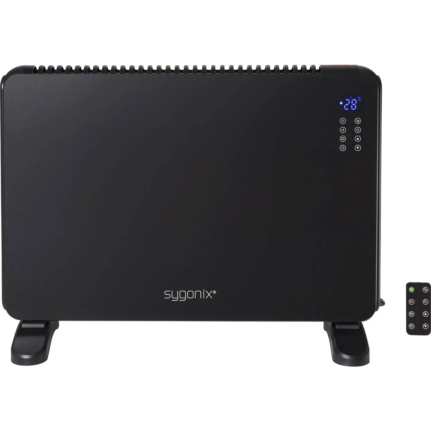 B-Ware Sygonix Glaskonvektor Elektroh Heizgerät Heizung Raumheizung 2000 W Weiß