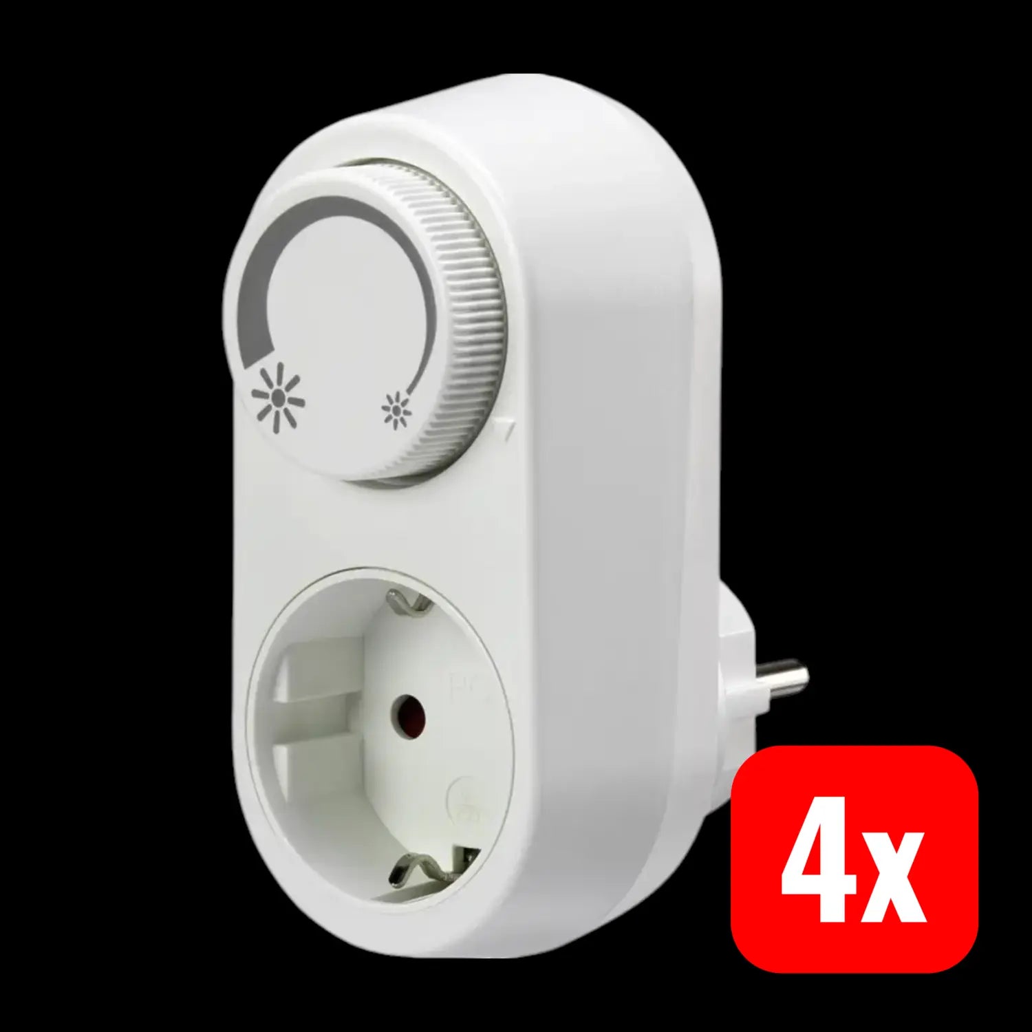 B-Ware Sygonix Led Stecksdosen Dimmadapter Steckdosenadapter Dimmer Led 4 Stück
