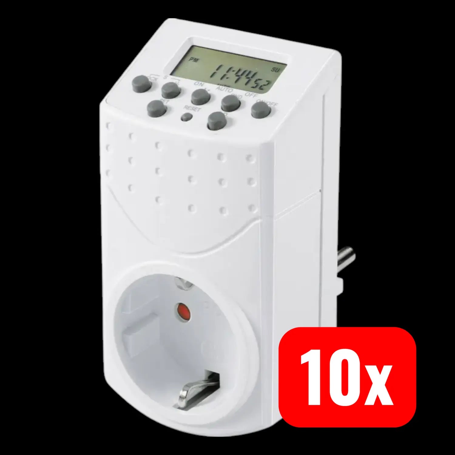 B-Ware Sygonix Sy 5045300 Mini Zeitschaltuhr Timer Wochenzeit Digital Weiß 10 Stück
