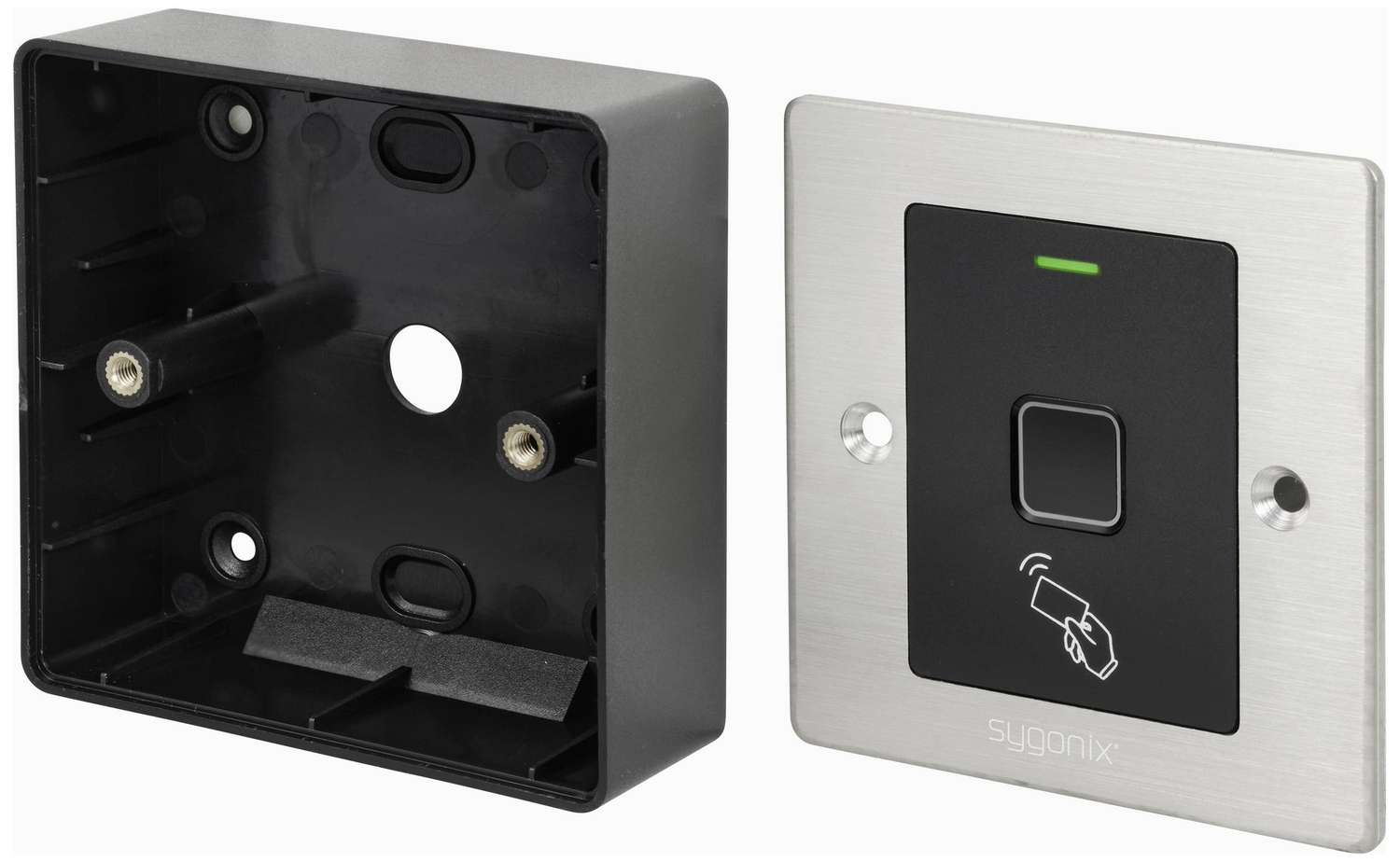 B-Ware Sygonix Sy 6097868 Fingerprint/Rfid Zugangssystem Unterputz Codeschloss Schl257