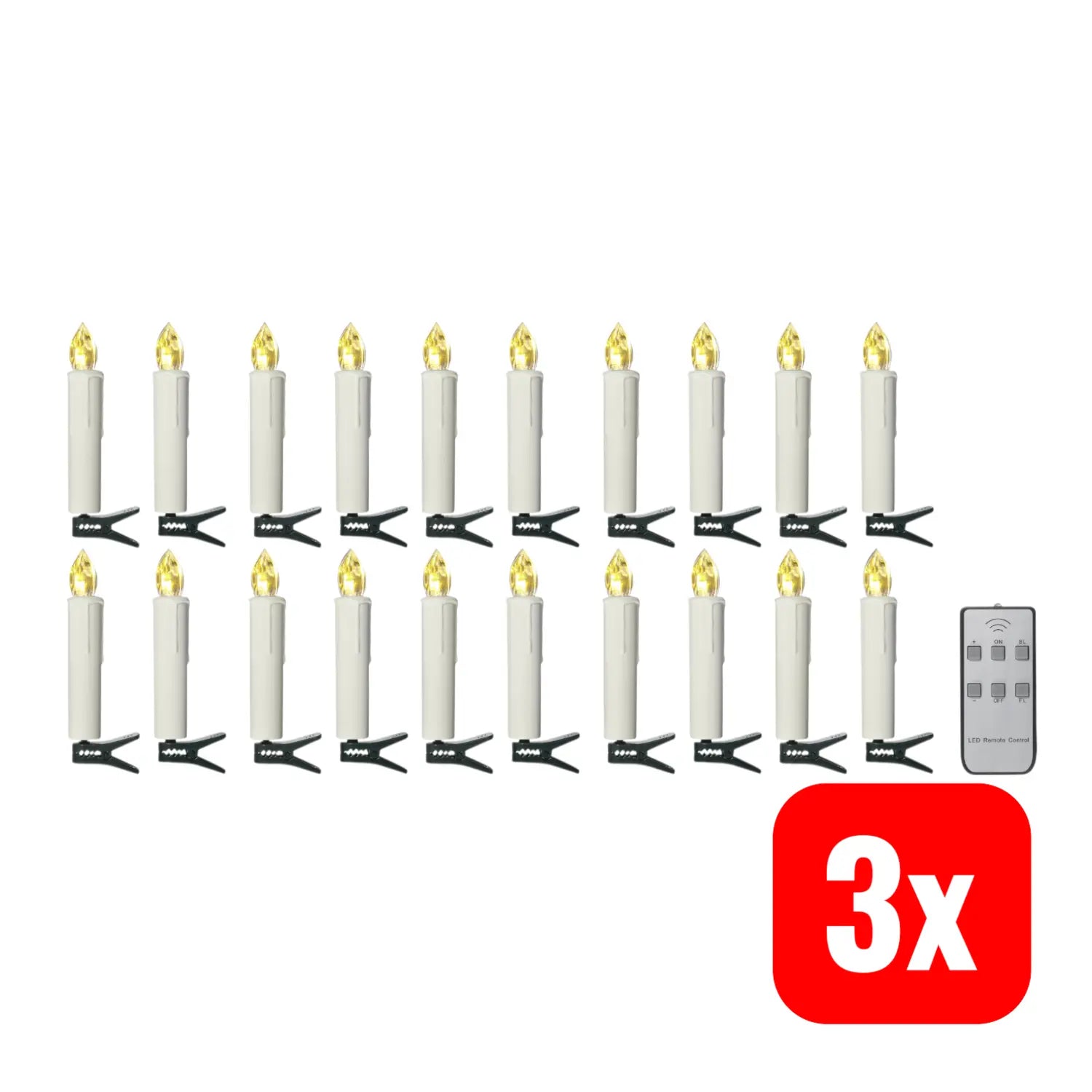 B-Ware Sygonix Sy 4531628 Weihnachtsbaum Beleuchtung Innen Batterie 20 Le Ds 3 Stück