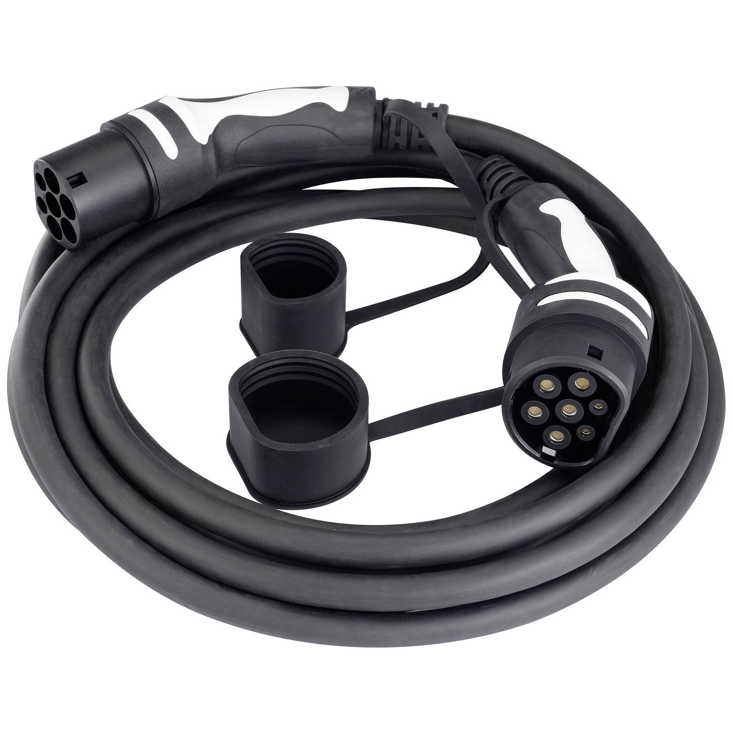 B-Ware Sygonix E Mobility Kabel Ladekabel Typ 2 7m Außenbereich Schwarz