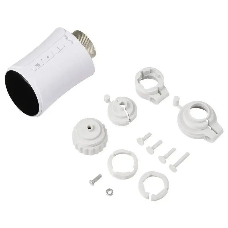 B-Ware Sygonix Heizkörperthermostat Thermostat Tuya Zigbee Funk Elektronisch Weiß Smart