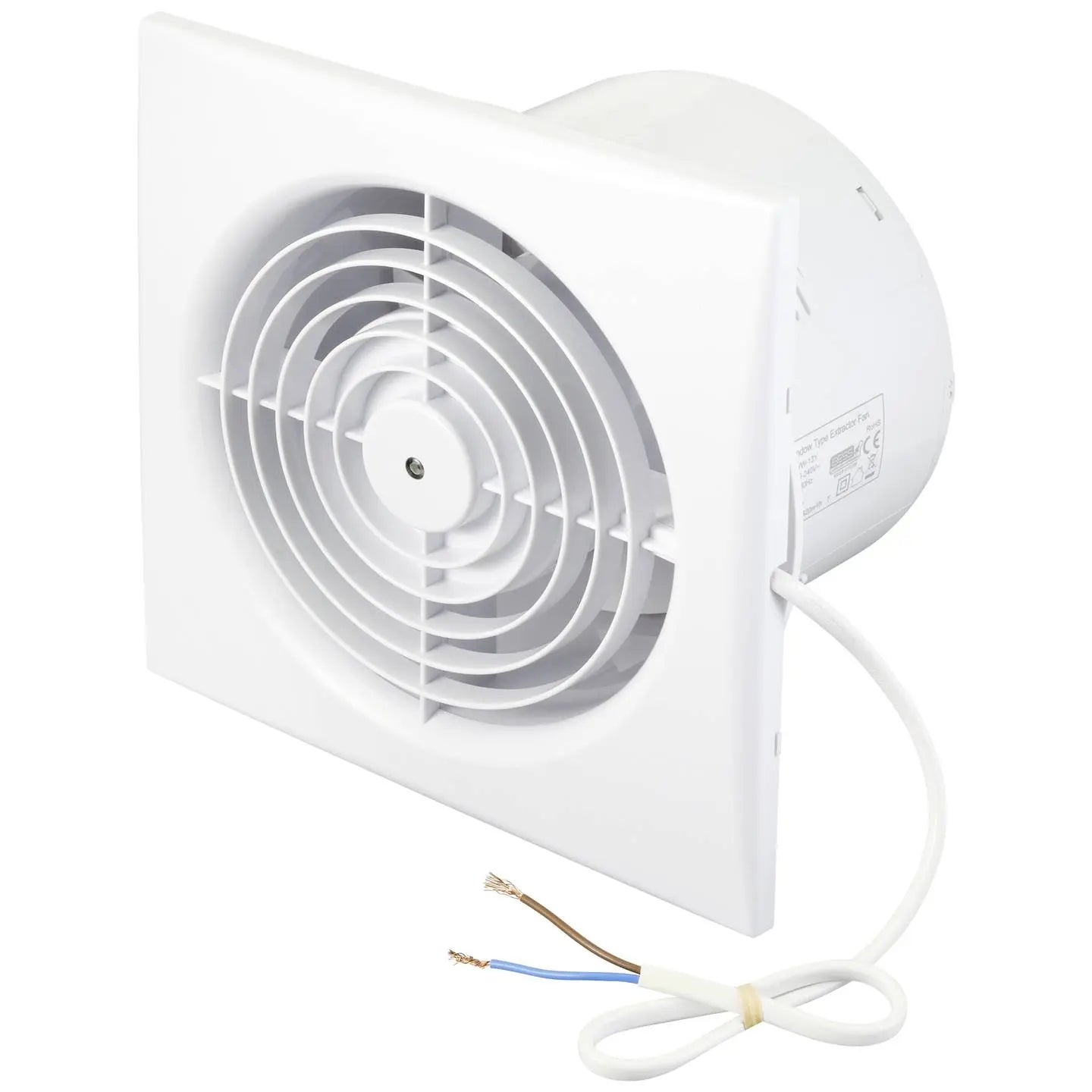 B-Ware Sygonix Wand Und Deckenlüfter Ventilator 230 V 150 Badlüfter Weiss