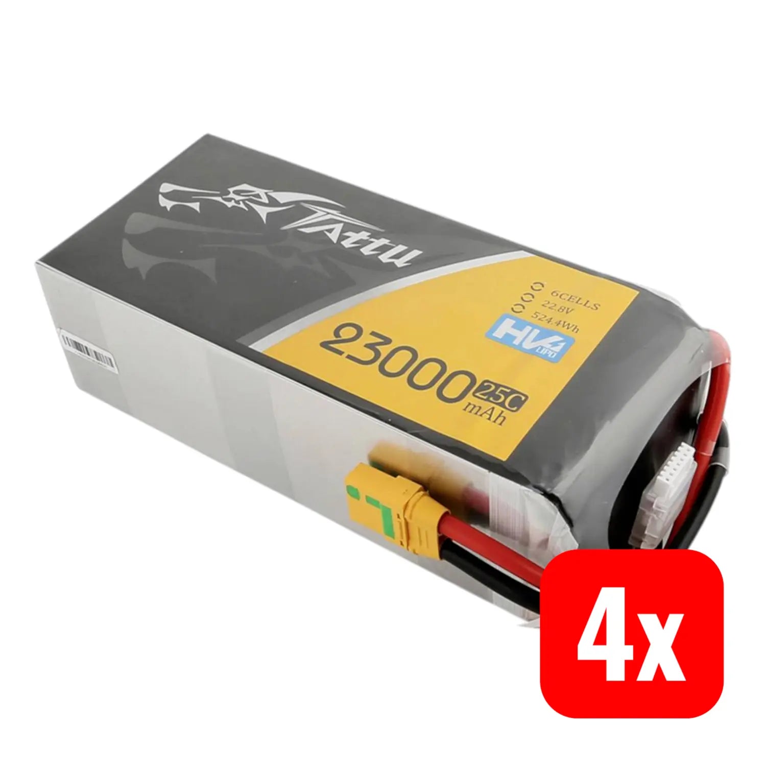 B-Ware Tattu Li Po 25 C Softcase Xt90 S Modellbau Akkupack Modellbauakku Akku 4 Stück