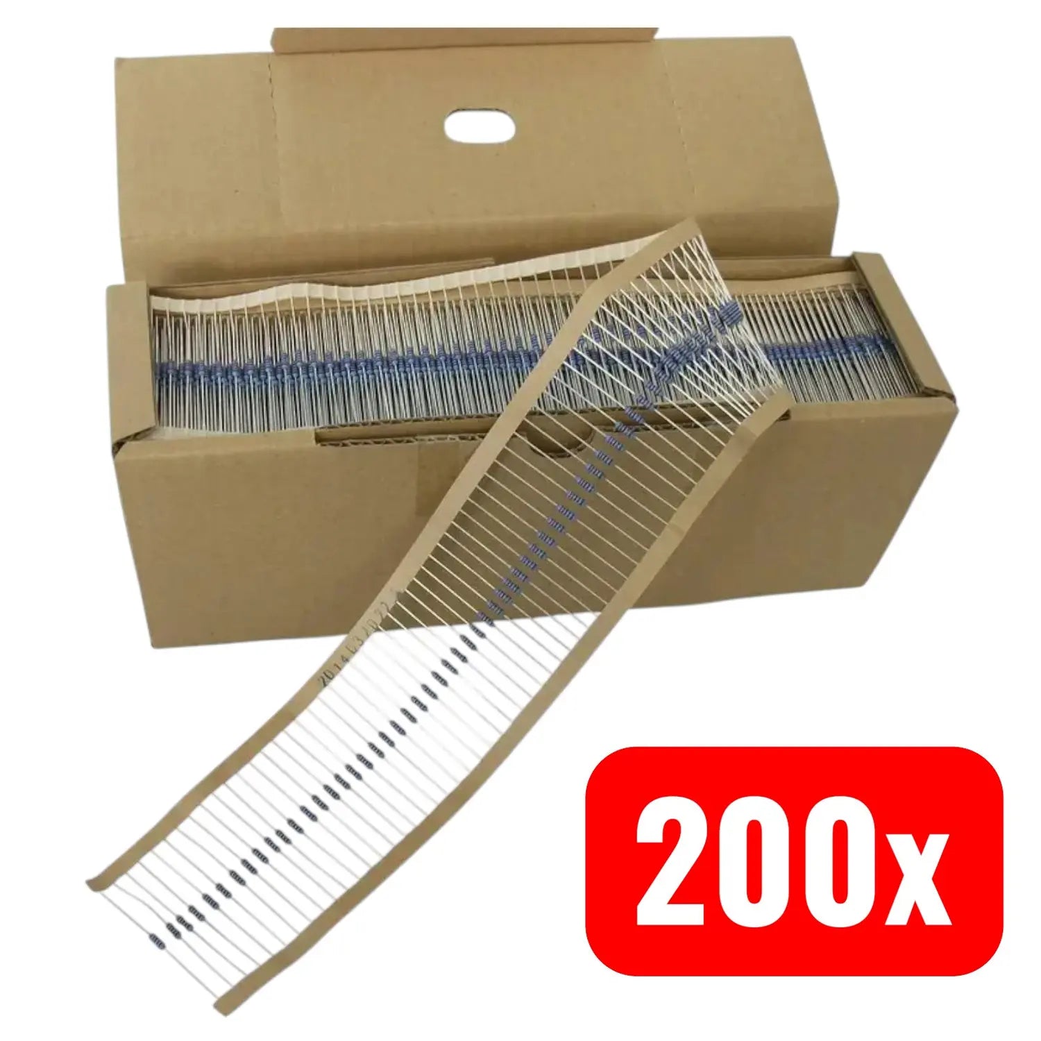 B-Ware Tru Components Widerstand Resistor Metallschicht Bedrahtet 7.32 Kω 200 Stück