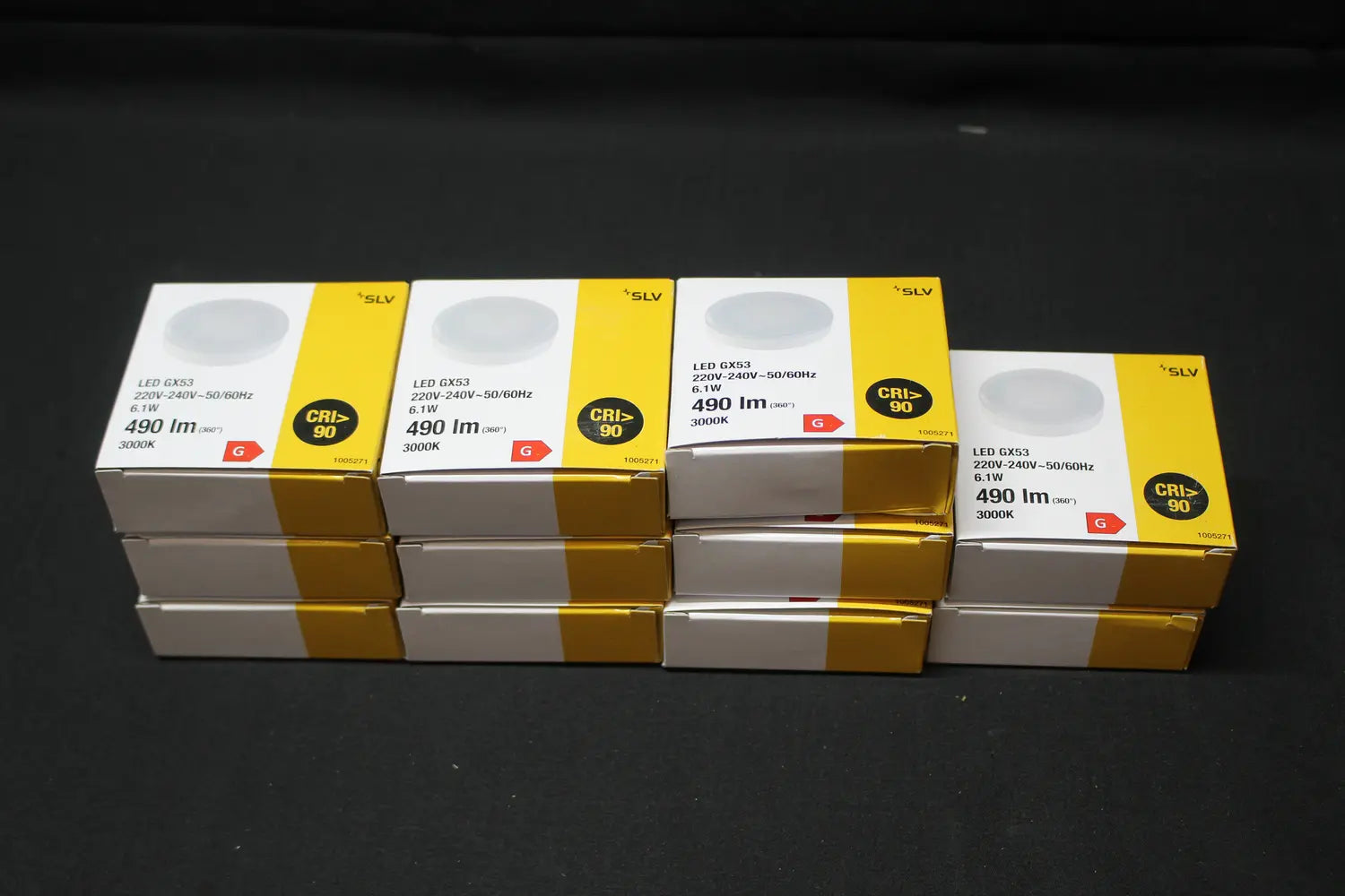 B-Ware Slv 1005271 Tcr Tse Gx53 Led Leuchtmittel Lampe Gx53 Milchig 6 W 3000 K 11 Stück