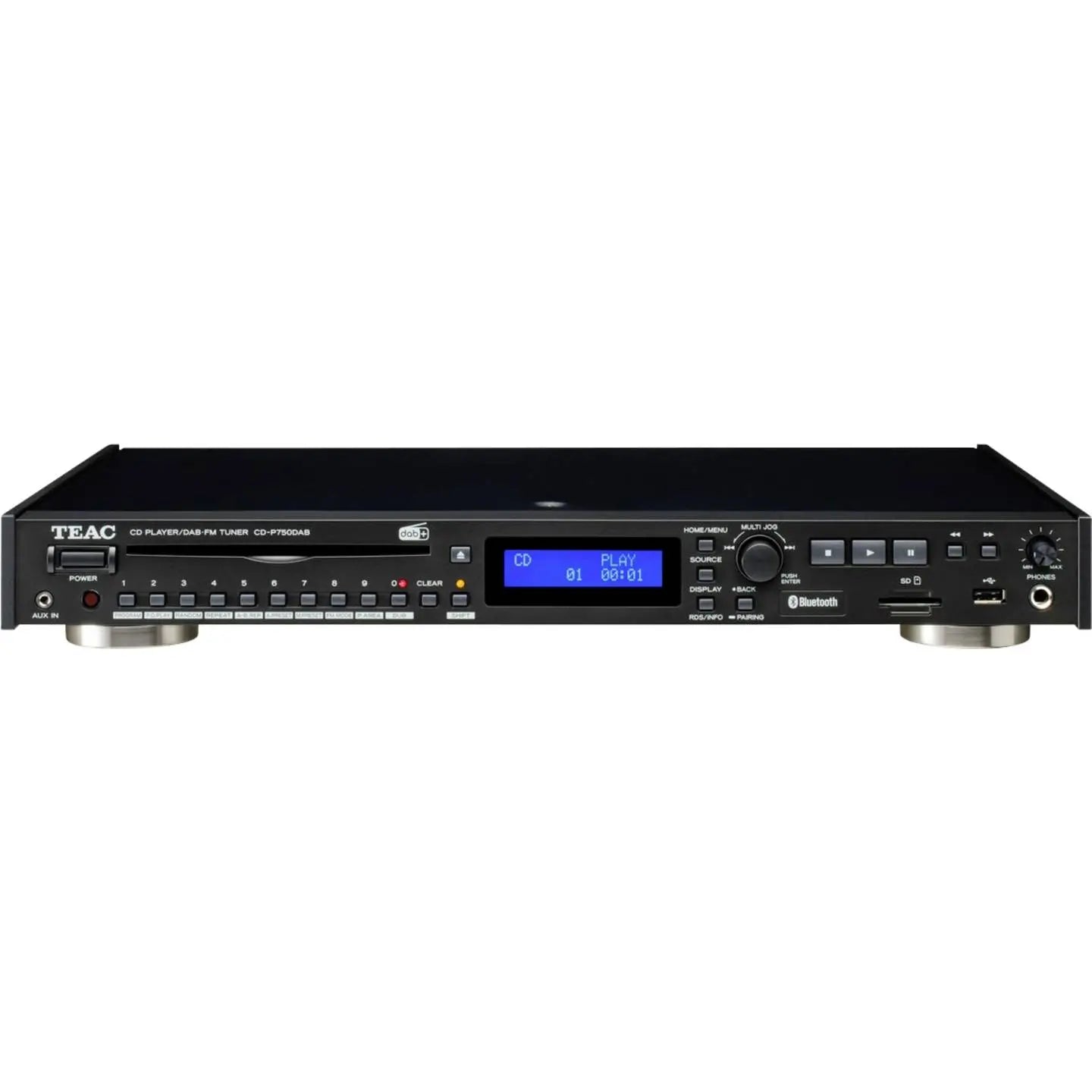 B-Ware Teac Cd Player Abspielgerät Dab Plus Fm Bluetooth Mp3 Sd Usb Fernbedienung